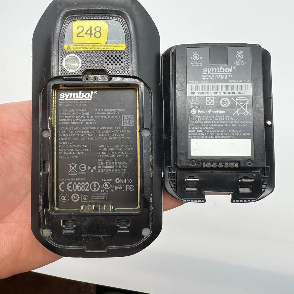 Zebra‎ Symbol MC40N0 Android Barcode Scanner w/ Battery UNTESTED